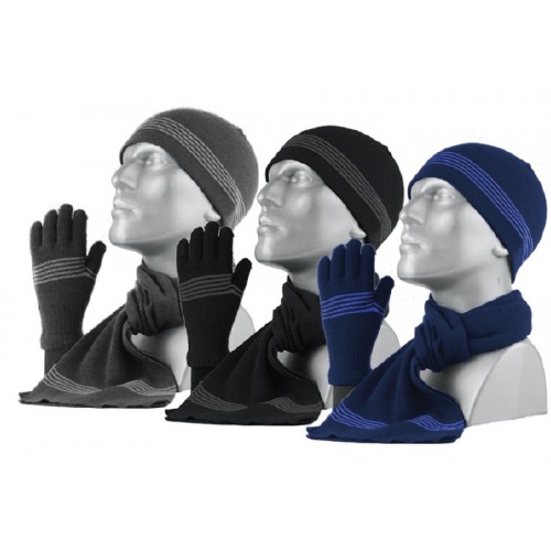 ''BEANIE, GLOVE, & SCARF 3-PC SET''